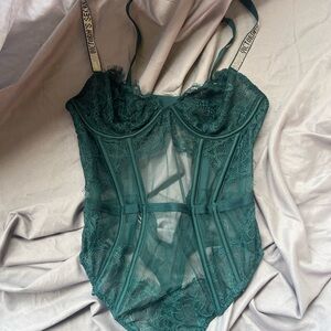 Green Lace bodysuit